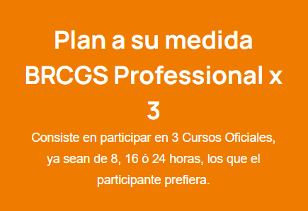 Plan a su medida BRCGS Professional x 3